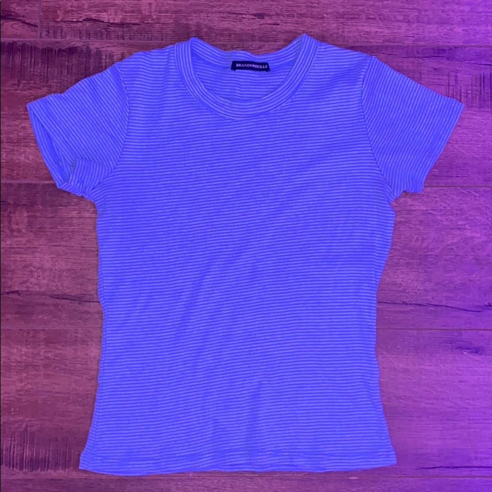 blue brandy melville top